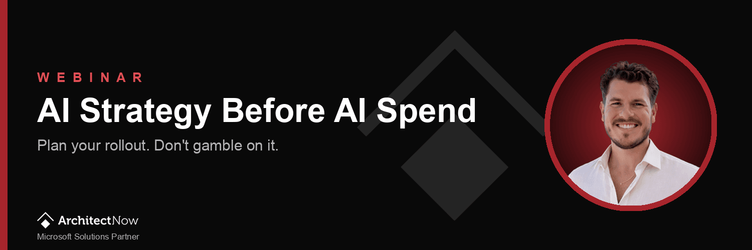 AI Strategy Before AI Spend: Plan your rollout. Don't gamble on it.