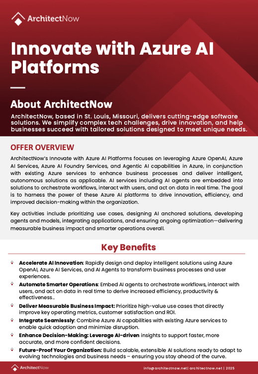 Innovate With Azure AI Platforms
