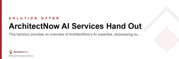 ArchitectNow AI Services Hand Out