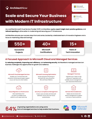 ArchitectNow Cloud Solutions Handout