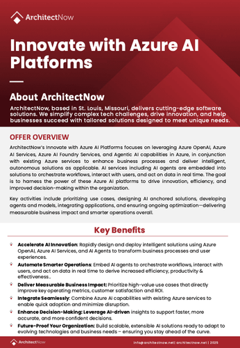 Innovate With Azure AI Platforms