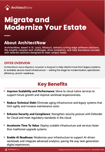 Migrate and Modernize Your Estate